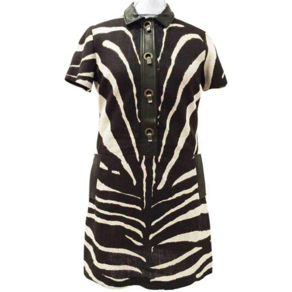 Michael Kors Zebra Print Casual Dress