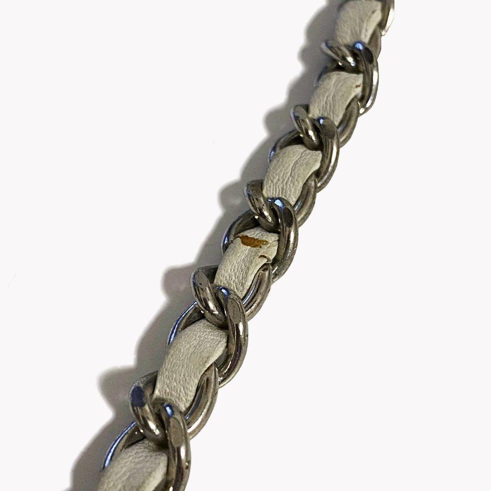 Elie Tahari Emory Silver Embossed Bag