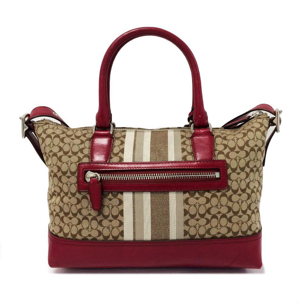 COACH 21154 Red Legacy Molly Satchel