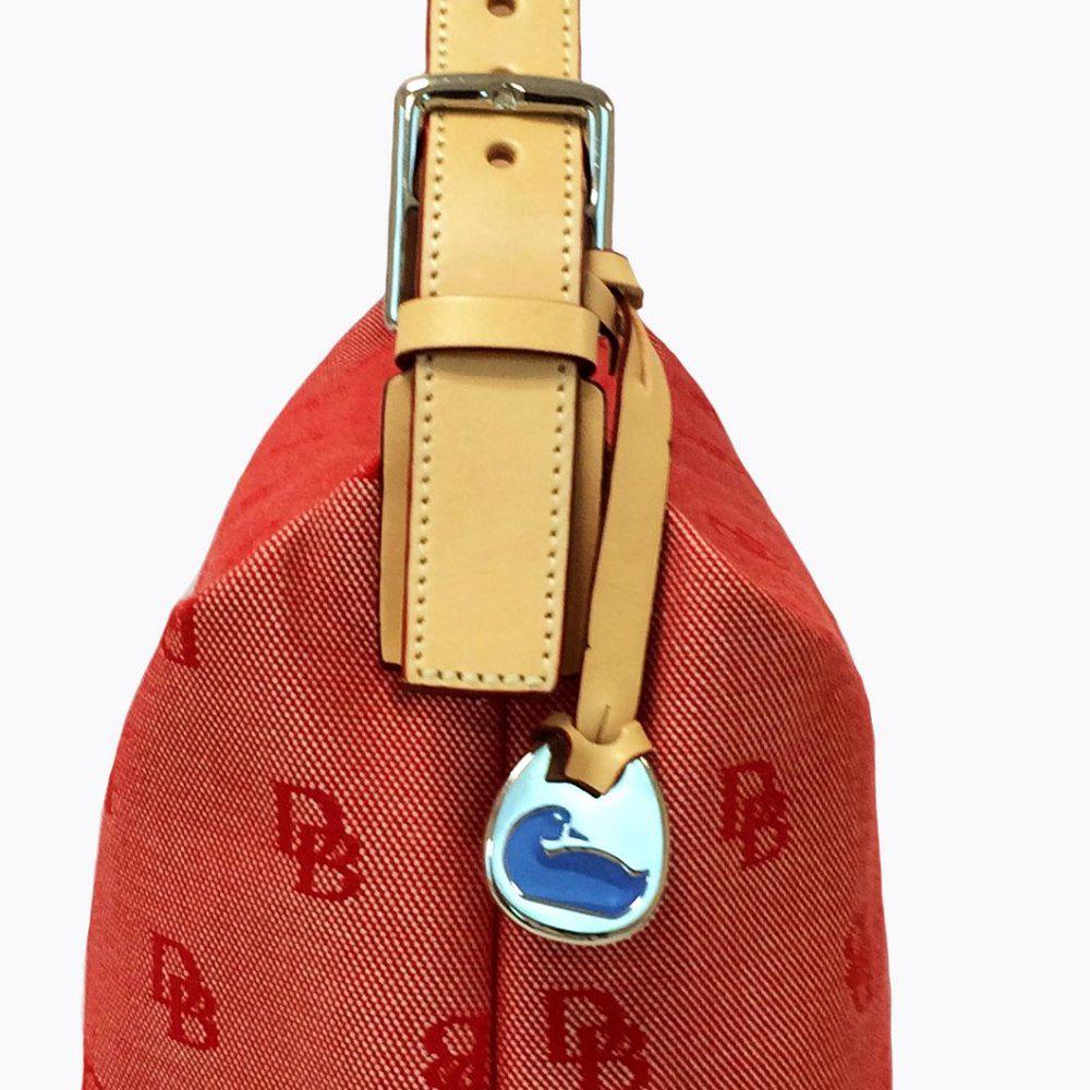 Dooney & Bourke Red Canvas Shoulder Bag