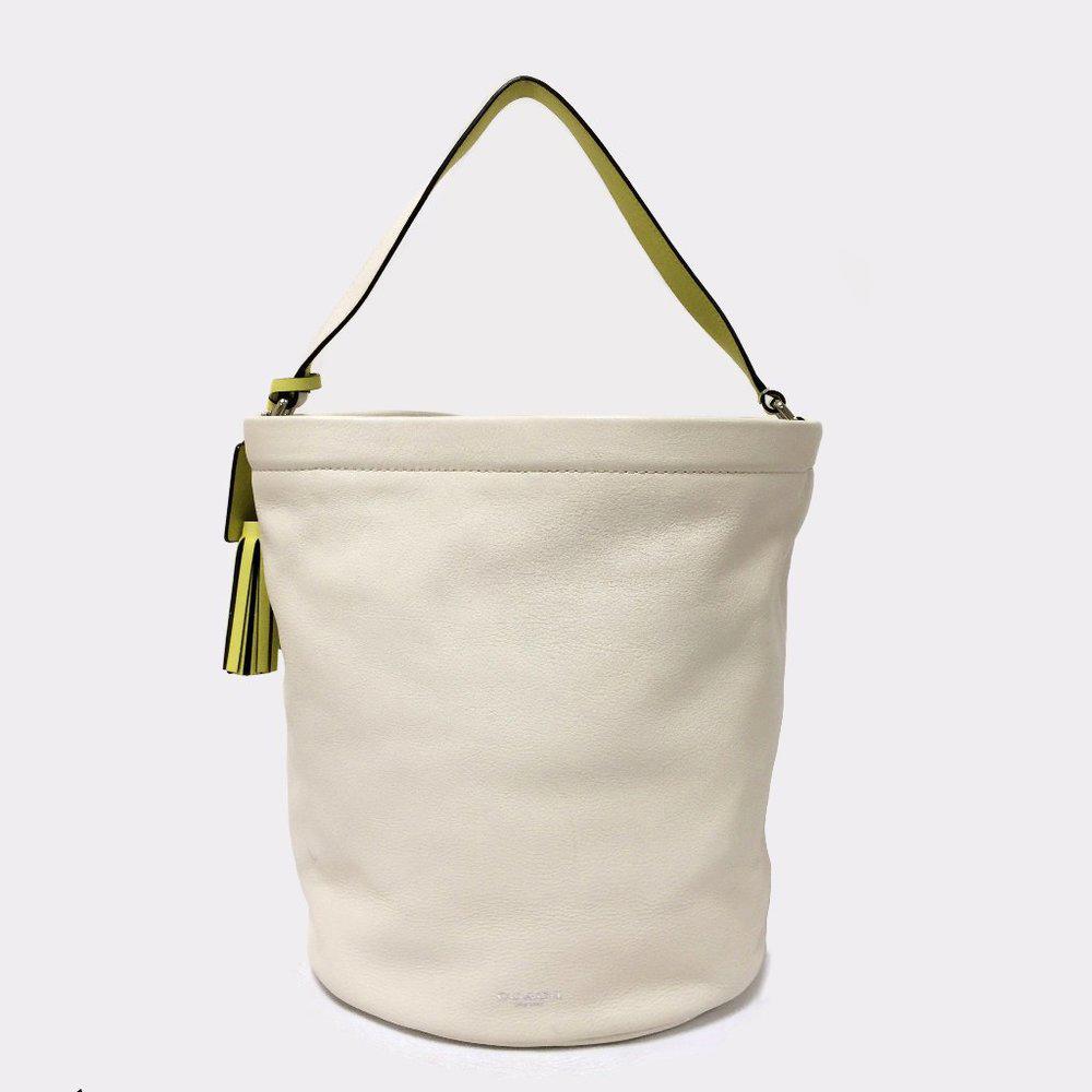 COACH 22407 Legacy Archival White Bucket Bag