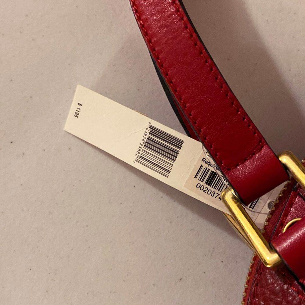 Marc Jacobs Red Leather Satchel Bag