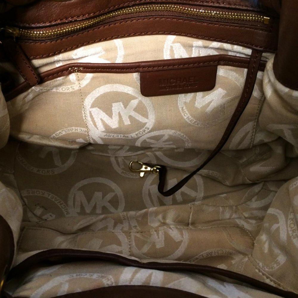 Michael by Michael Kors Braided Walnut Tote Bag