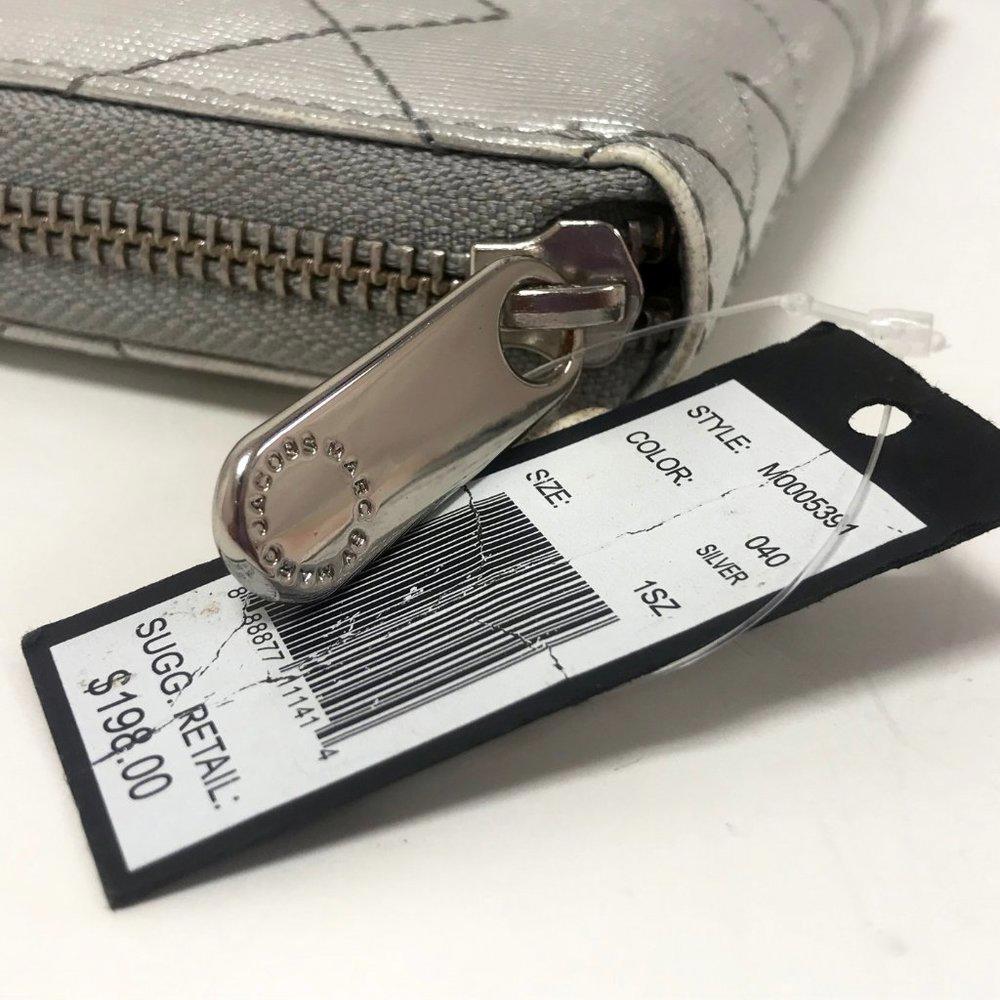 Marc by Marc Jacobs Silver Leather Wallet