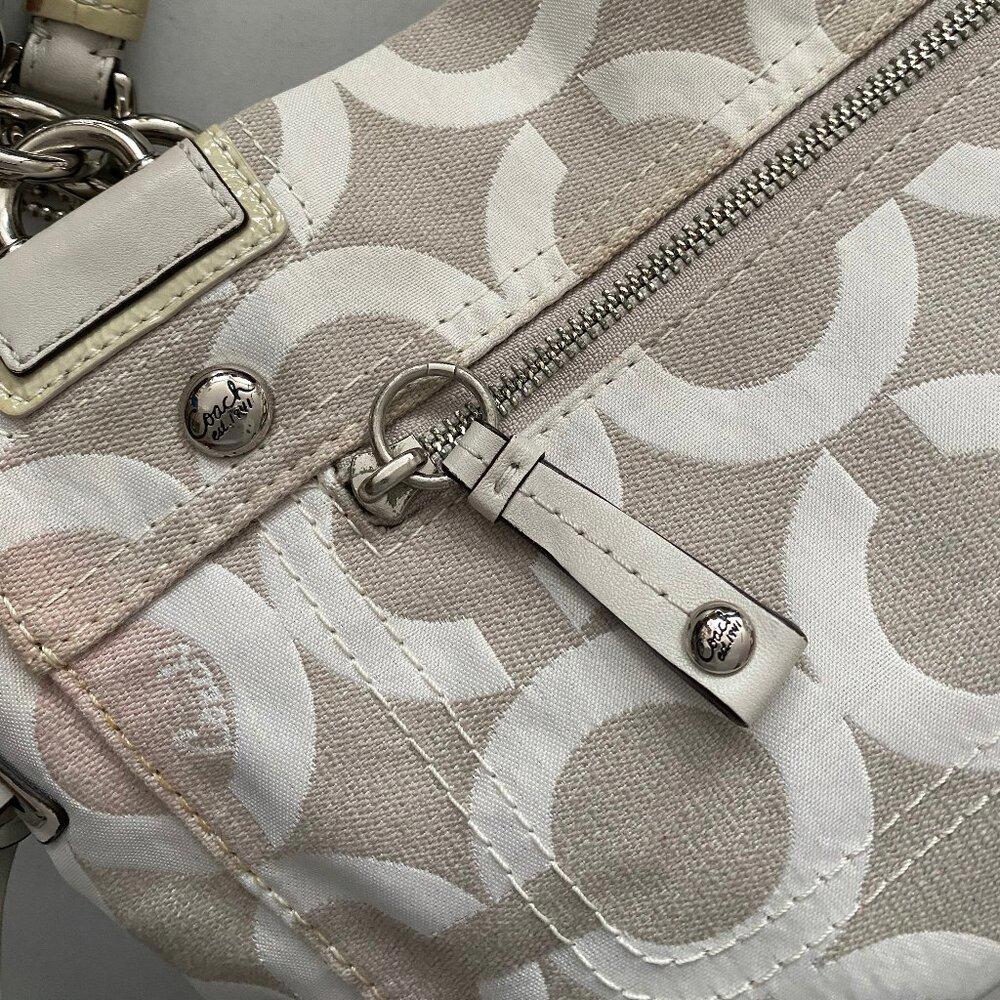 COACH 14515 Peyton Op Art Carryall Satchel Bag