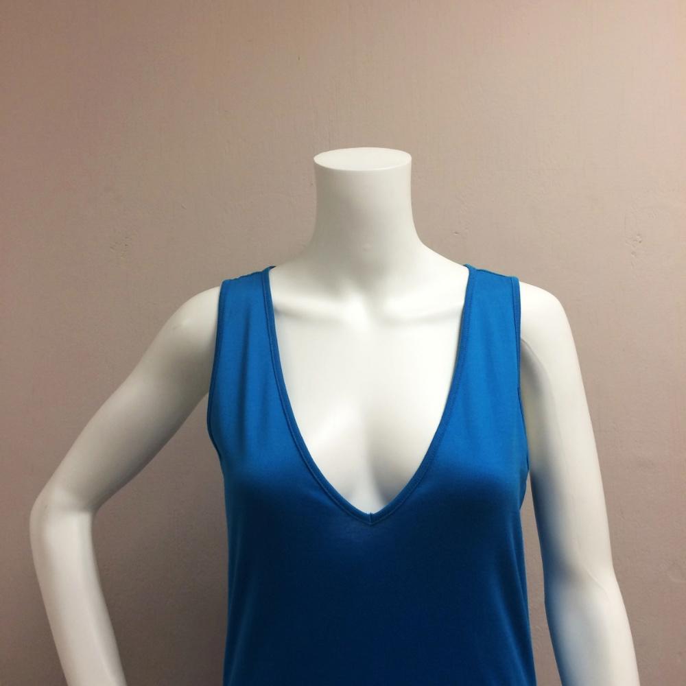 Ralph Lauren Blue Sleeveless Maxi Dress