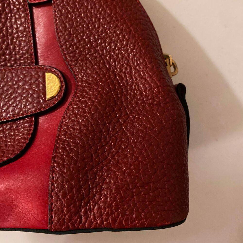 Marc Jacobs Red Leather Satchel Bag