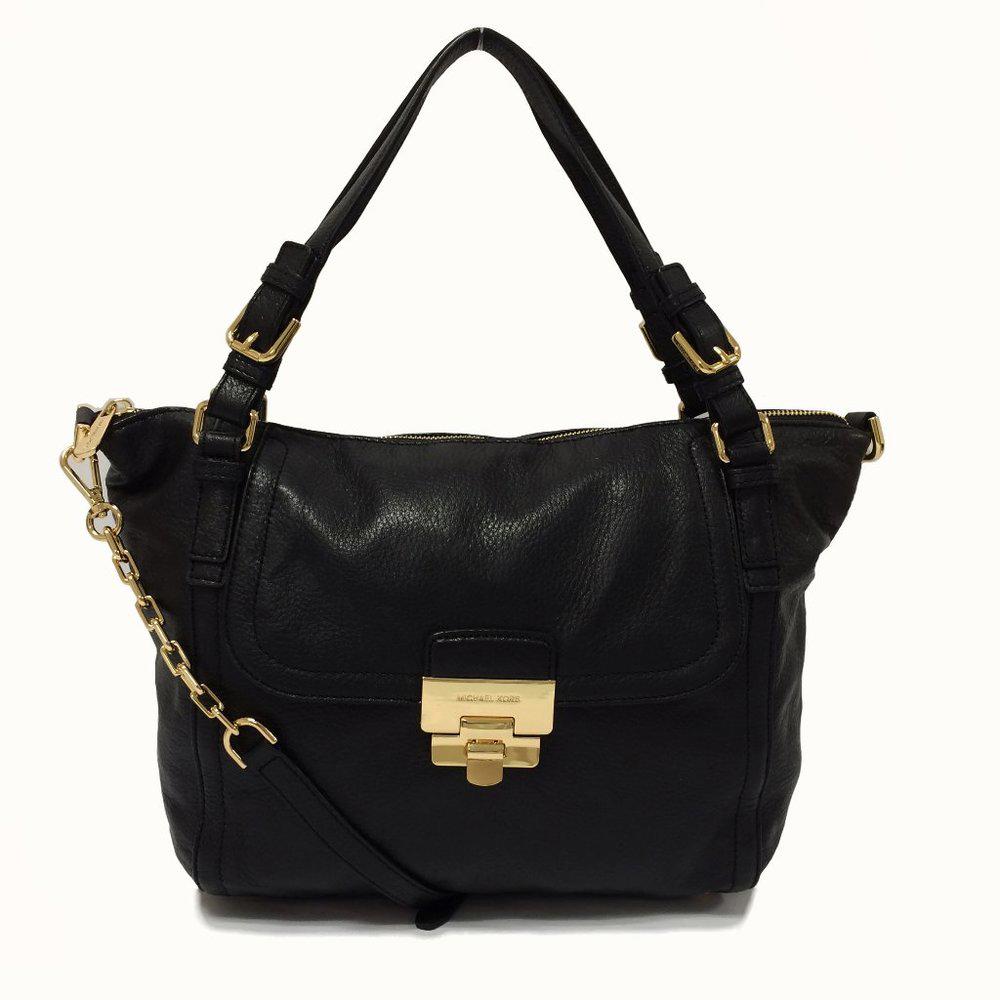 Michael by Michael Kors Top Zip Leather Satchel Bag