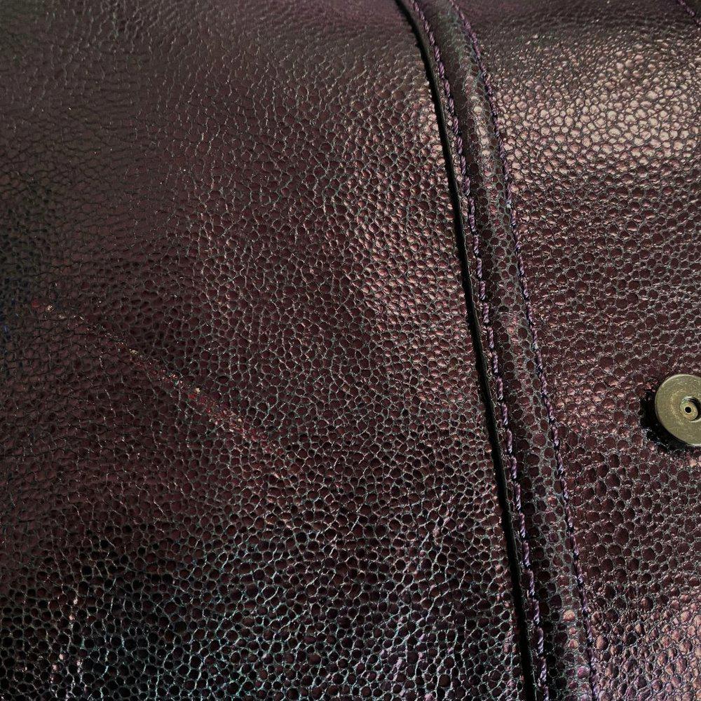 COACH 15358 Kristin Studded Metallic Hobo