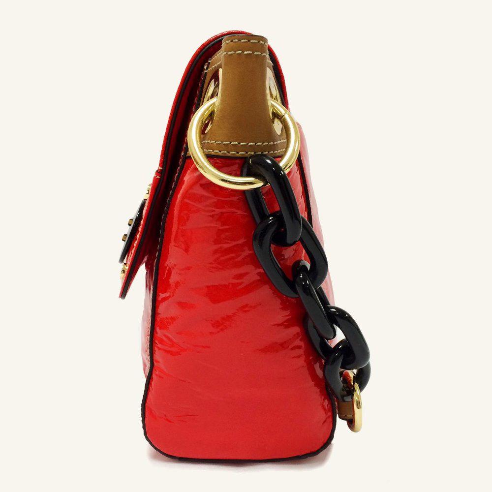 Milly Patent Leather Shoulder Bag