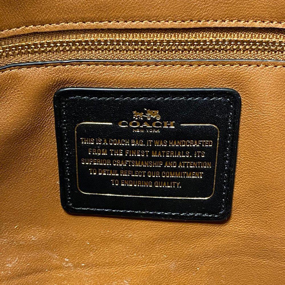 COACH 36026 Nomad Black Leather Hobo Bag