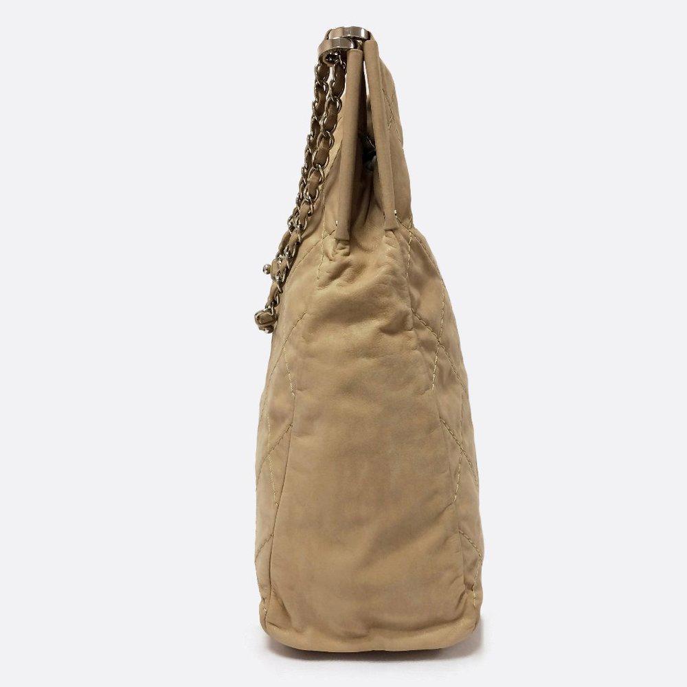 Chanel Shopping Tote Light Beige Leather Tote