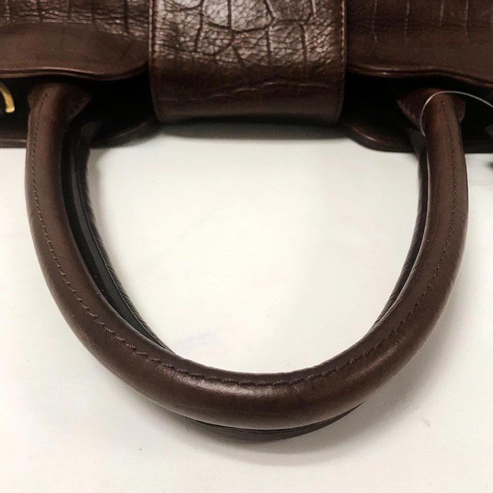 Rachel Zoe Dark Brown Leather Satchel