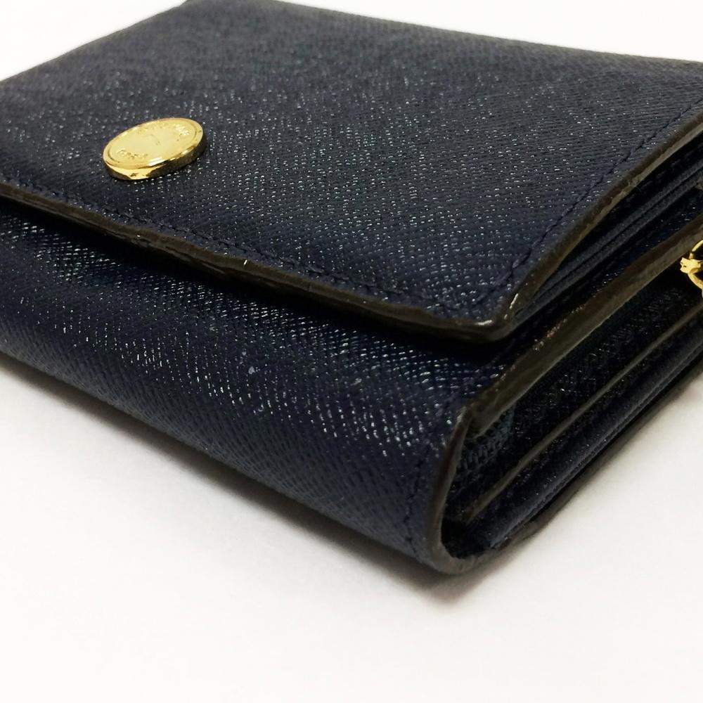 Michael by Michael Kors Color Block Navy Blue Wallet