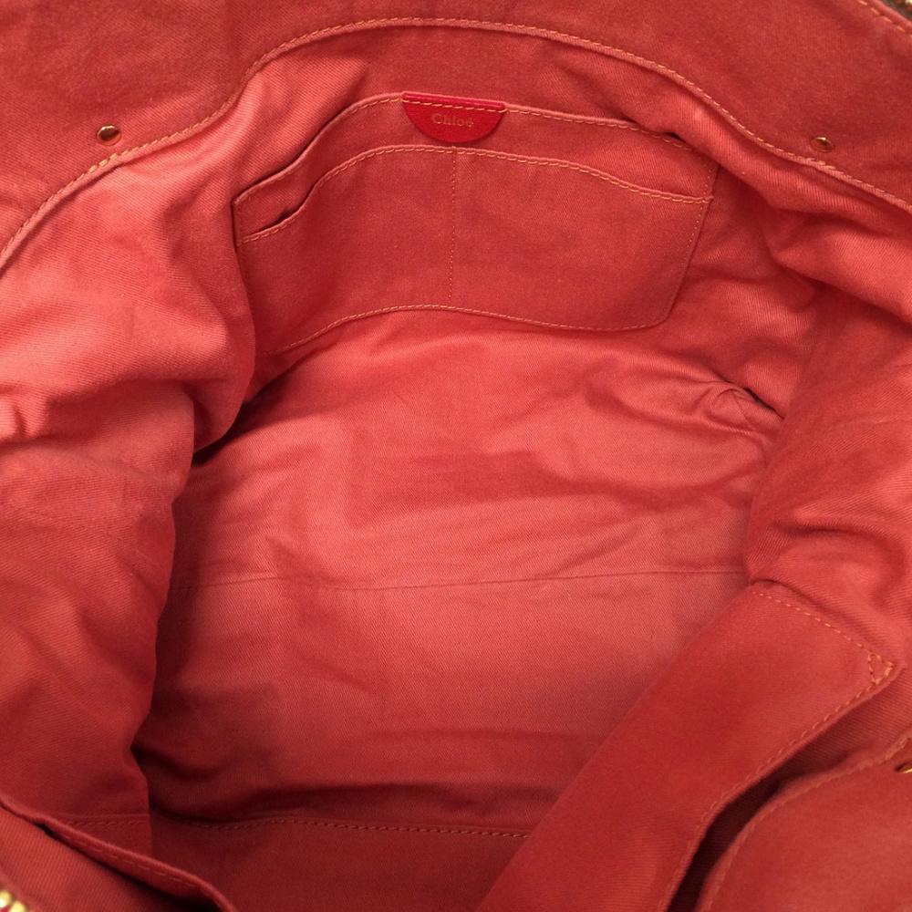 75% OFF Chloe Angie Red Leather Shoulder Bag