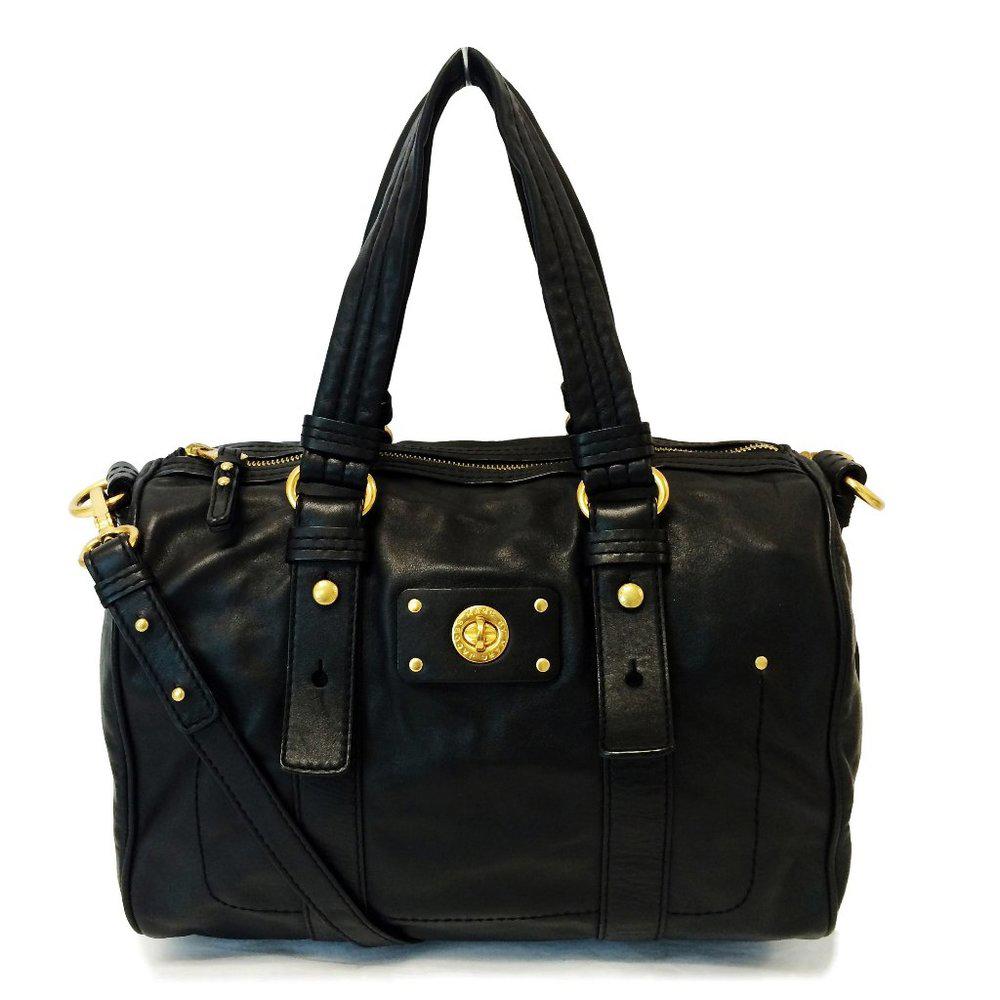 Marc by Marc Jacobs Totally Turnlock Shifty Black Satchel