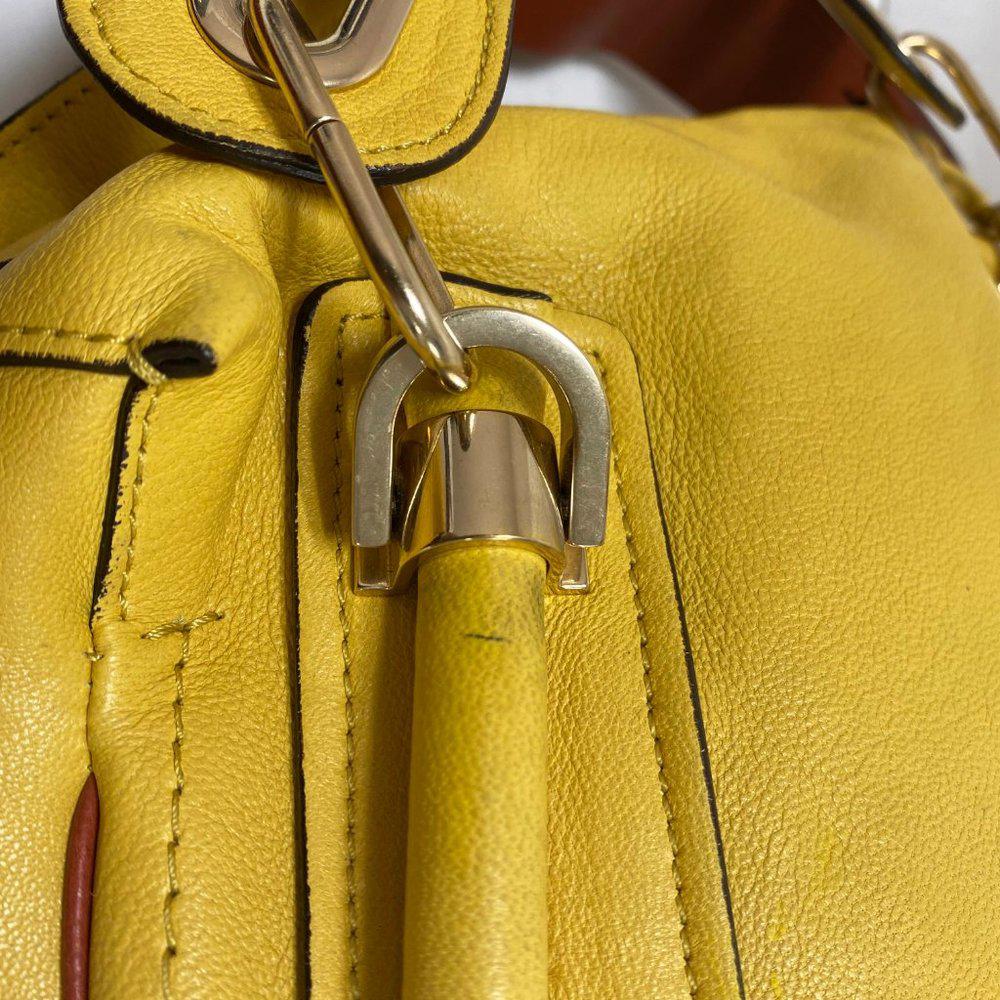 Chloe Paraty Military Runway Yellow Satchel