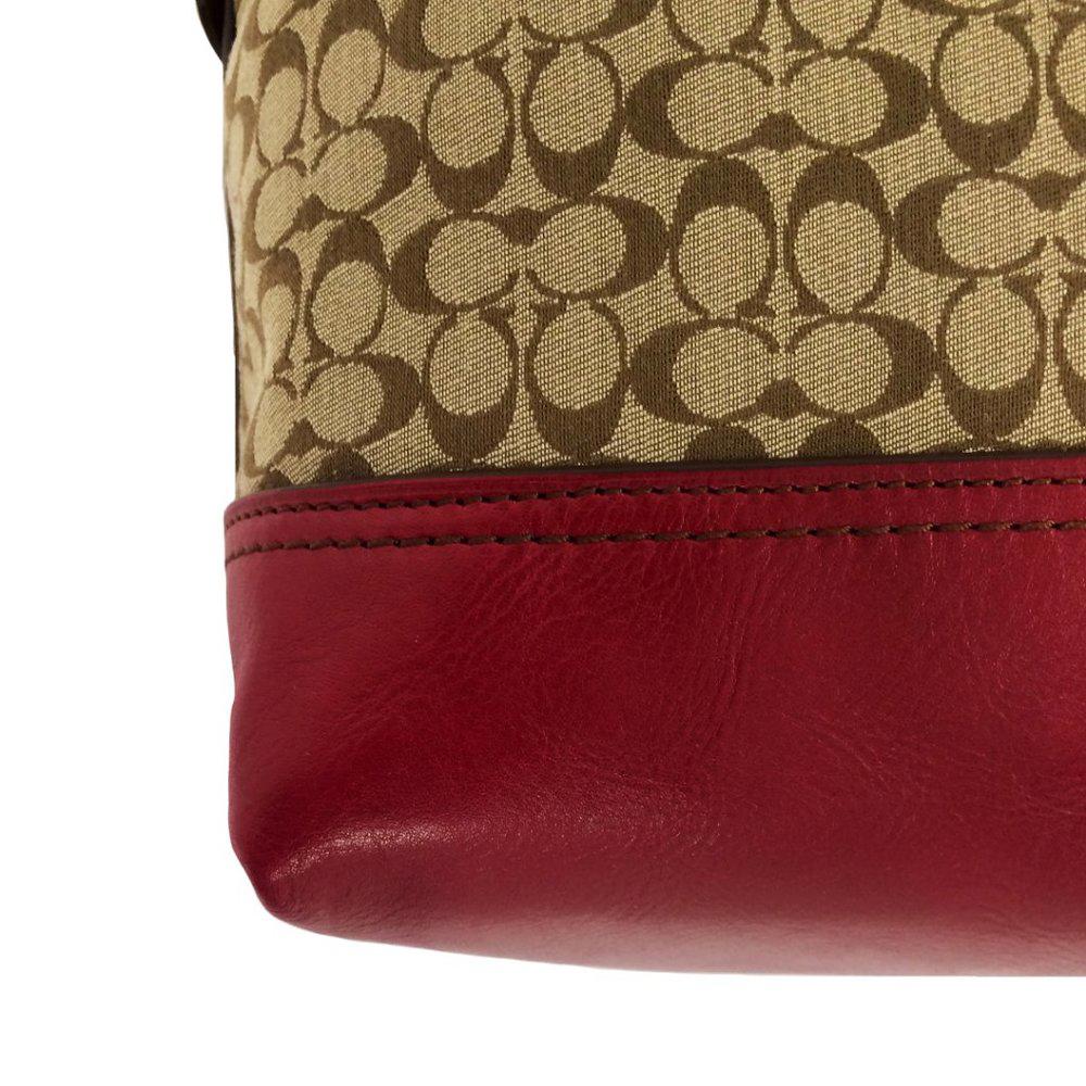 COACH 21154 Red Legacy Molly Satchel
