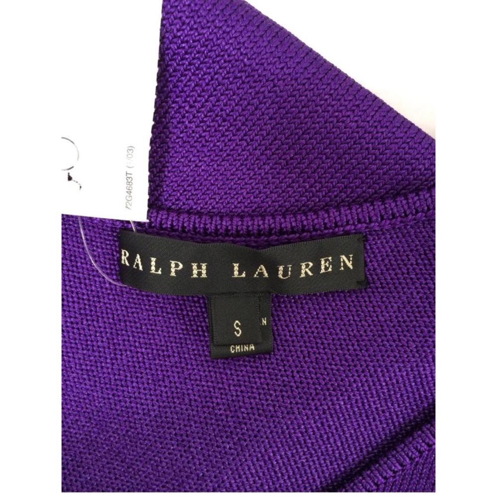 Ralph Lauren Asymmetrical Purple Dress
