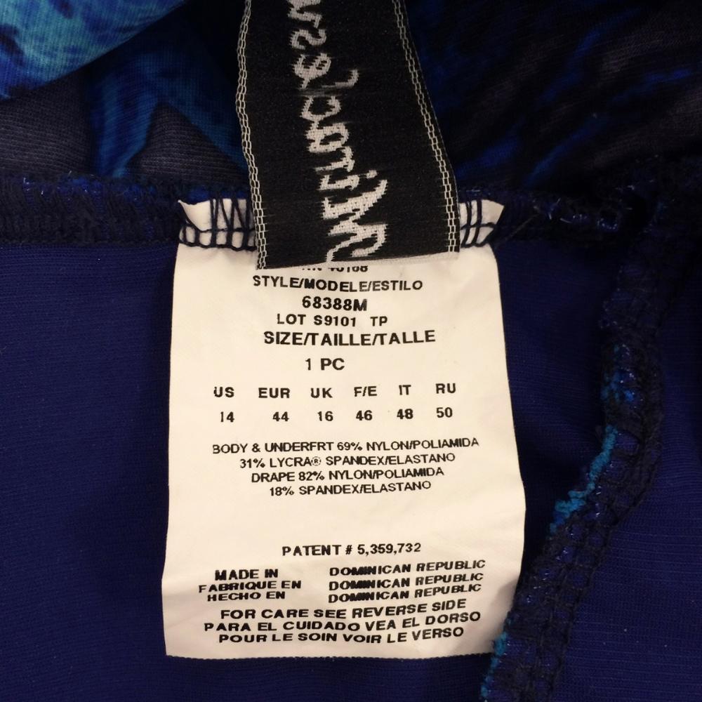 Miraclesuit Oceanus Blue One piece Suit