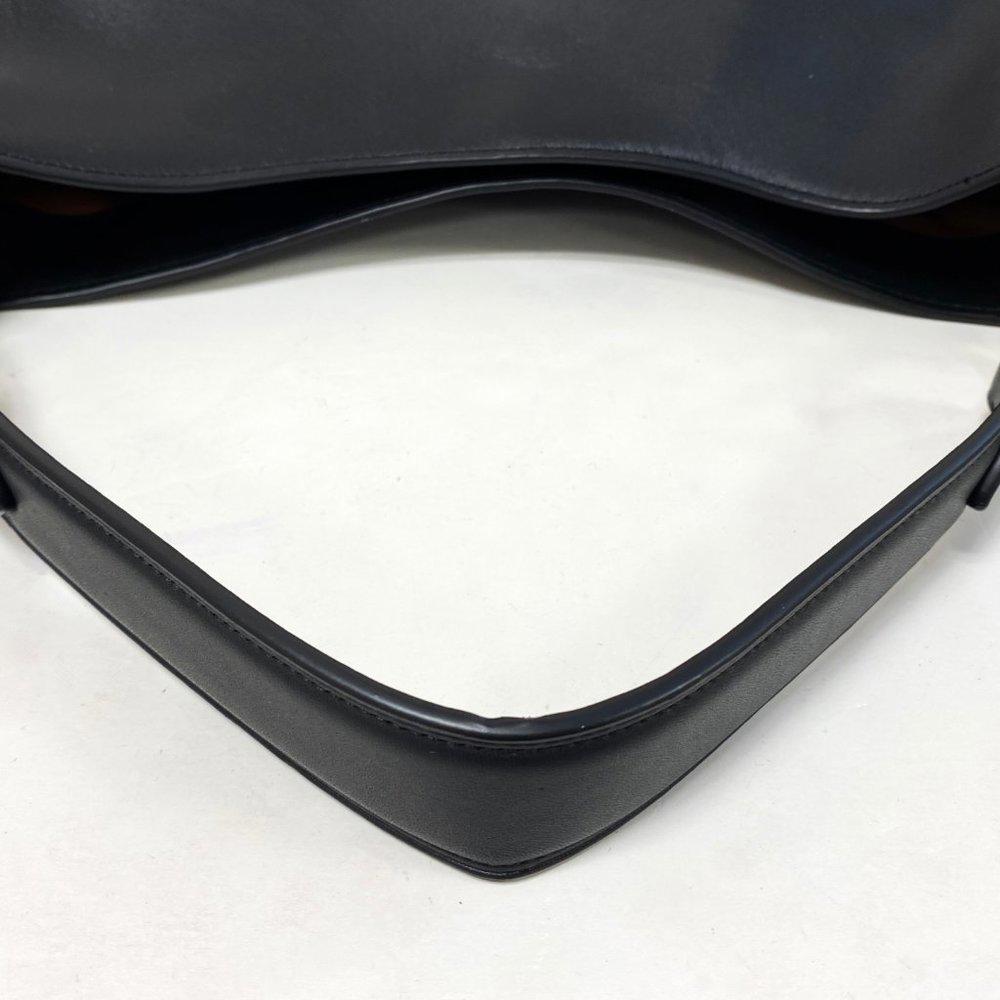 COACH 36026 Nomad Black Leather Hobo Bag