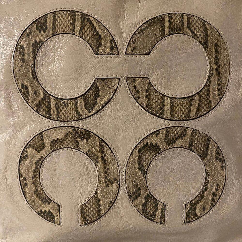 COACH 17043 Audrey Python Slim Tote