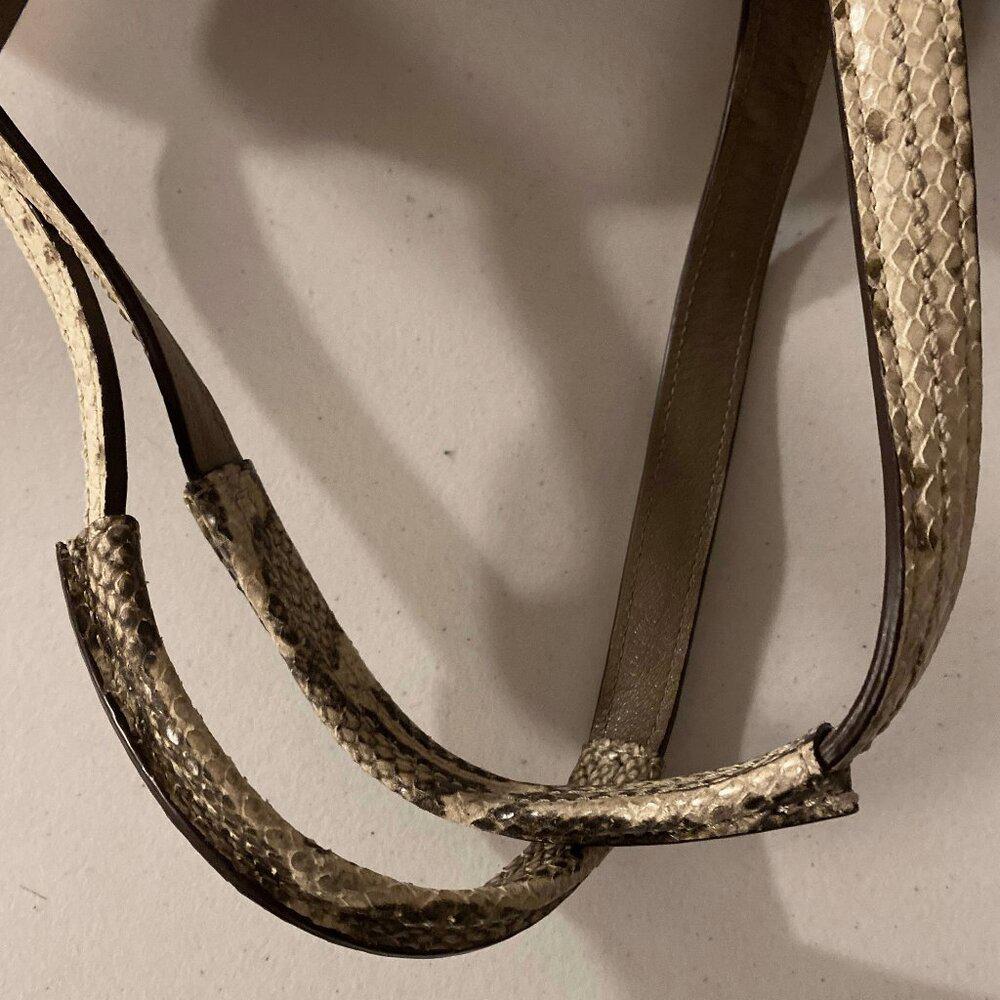COACH 17043 Audrey Python Slim Tote