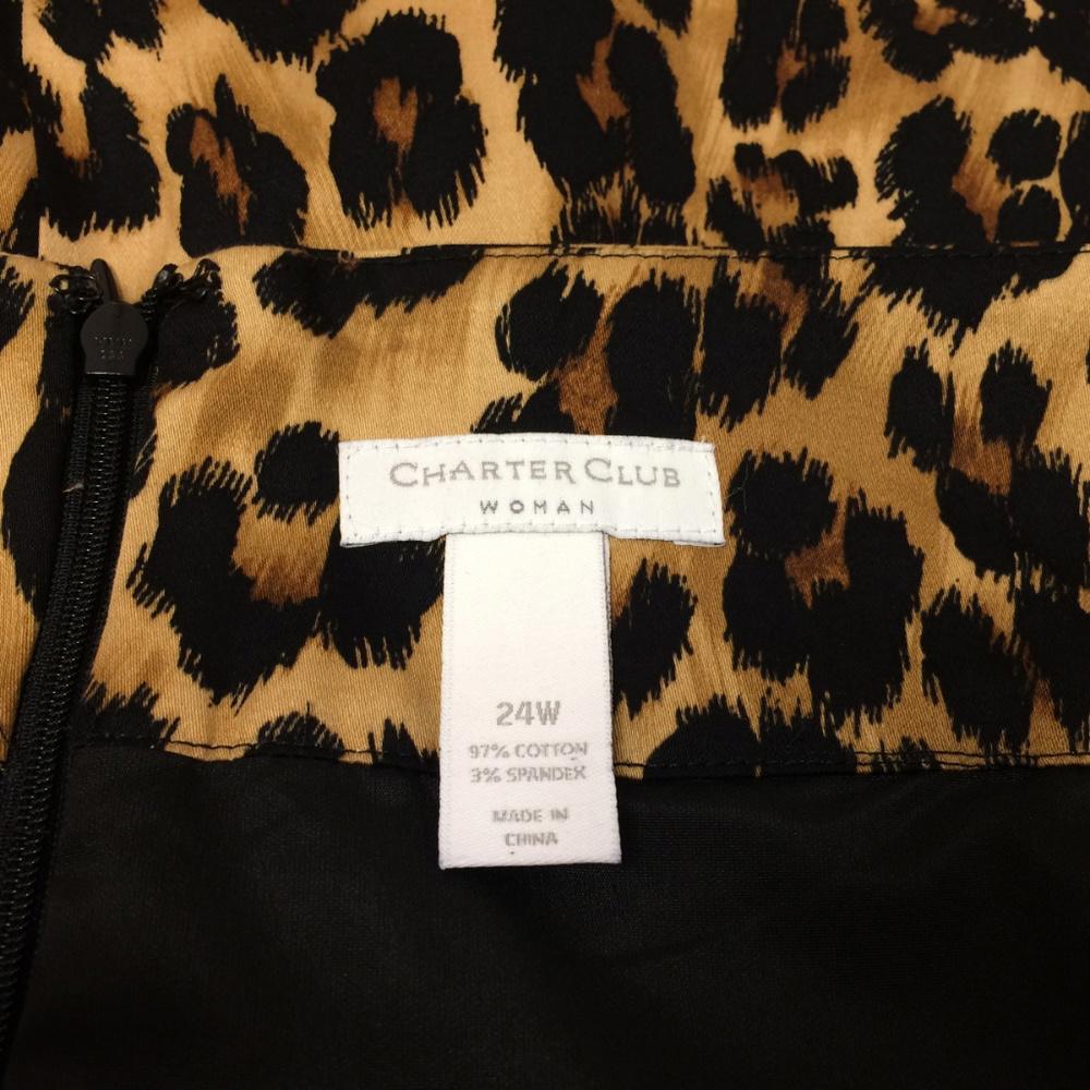 Charter Club Graphic Glamour Cheetah Shirt