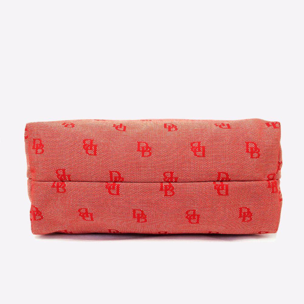 Dooney & Bourke Red Canvas Shoulder Bag