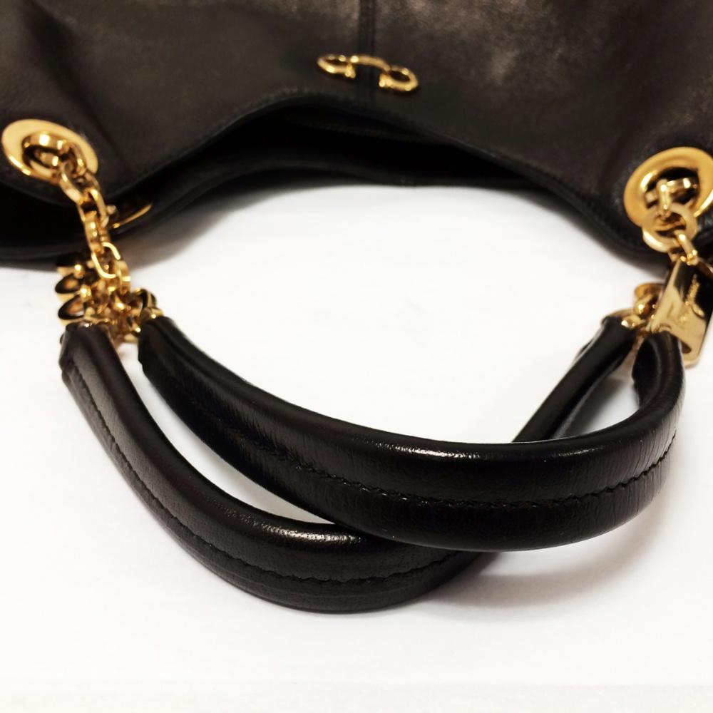 Salvatore Ferragamo Betulla Black Leather Tote Bag