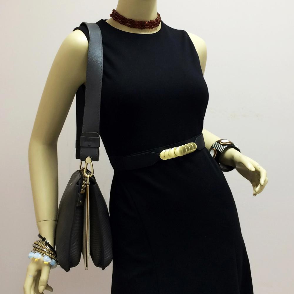 Furla Jade Embossed Shoulder Bag