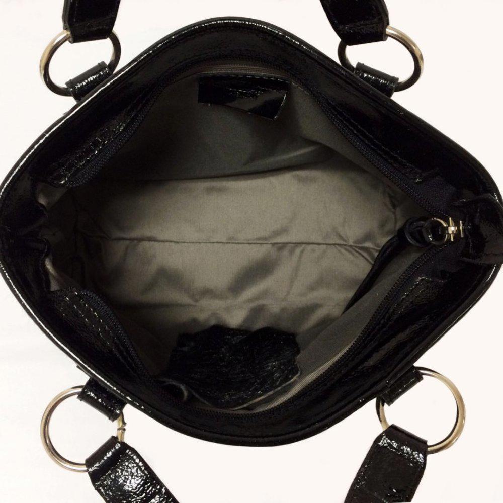 Maurizio Taiuti Silver Calf Hair Satchel Bag