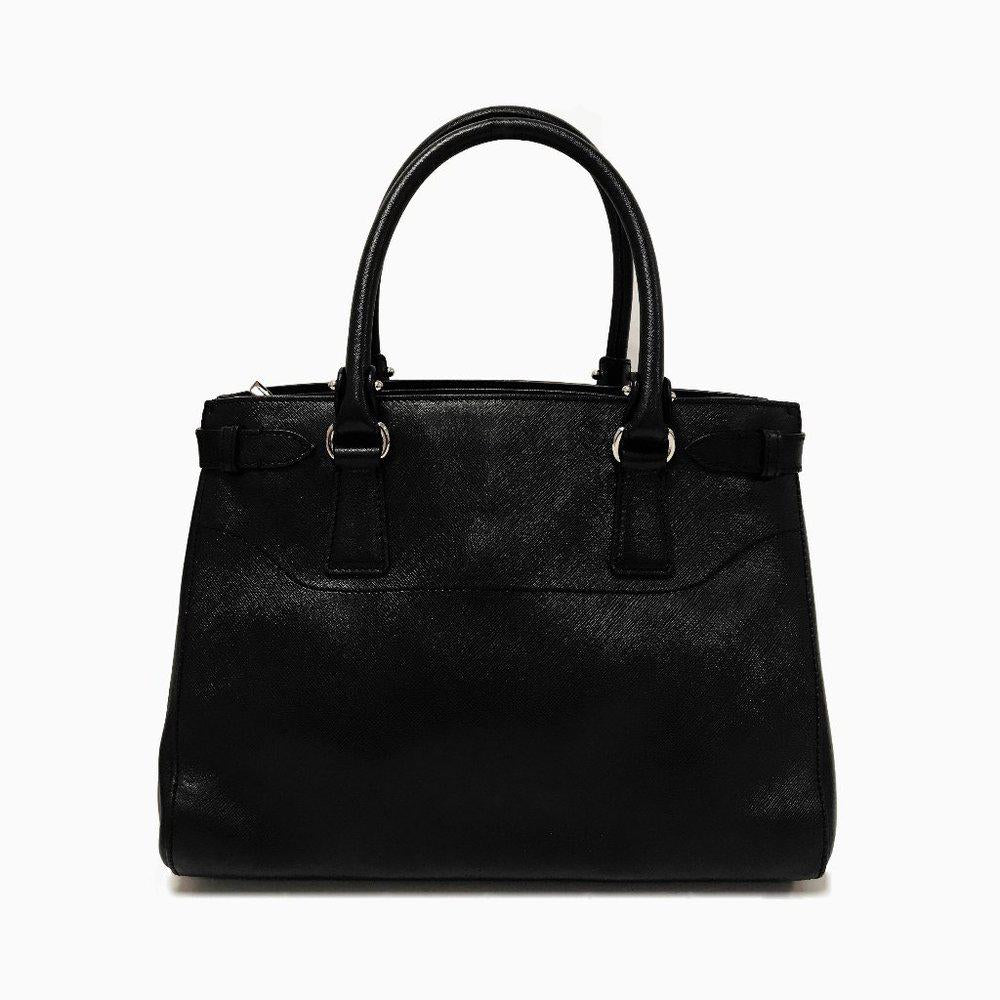 Salvatore Ferragamo Batik Saffiano Leather Satchel
