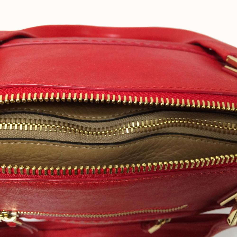 75% OFF Chloe Angie Red Leather Shoulder Bag