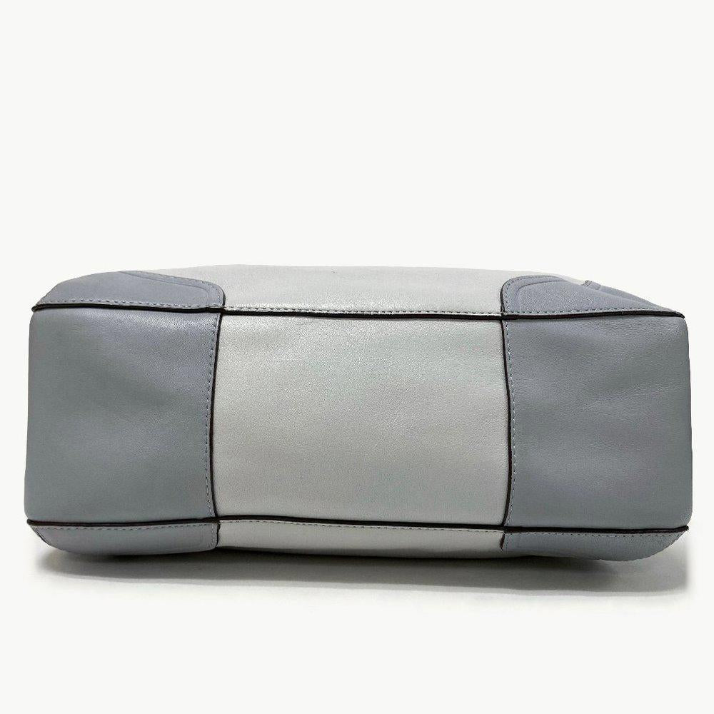 COACH 25057 Blaire Grey Color block Conv. Tote