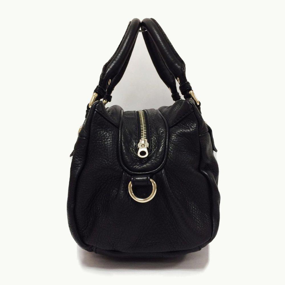 Marc by Marc Jacobs Classic Q Baby Groove Black Satchel