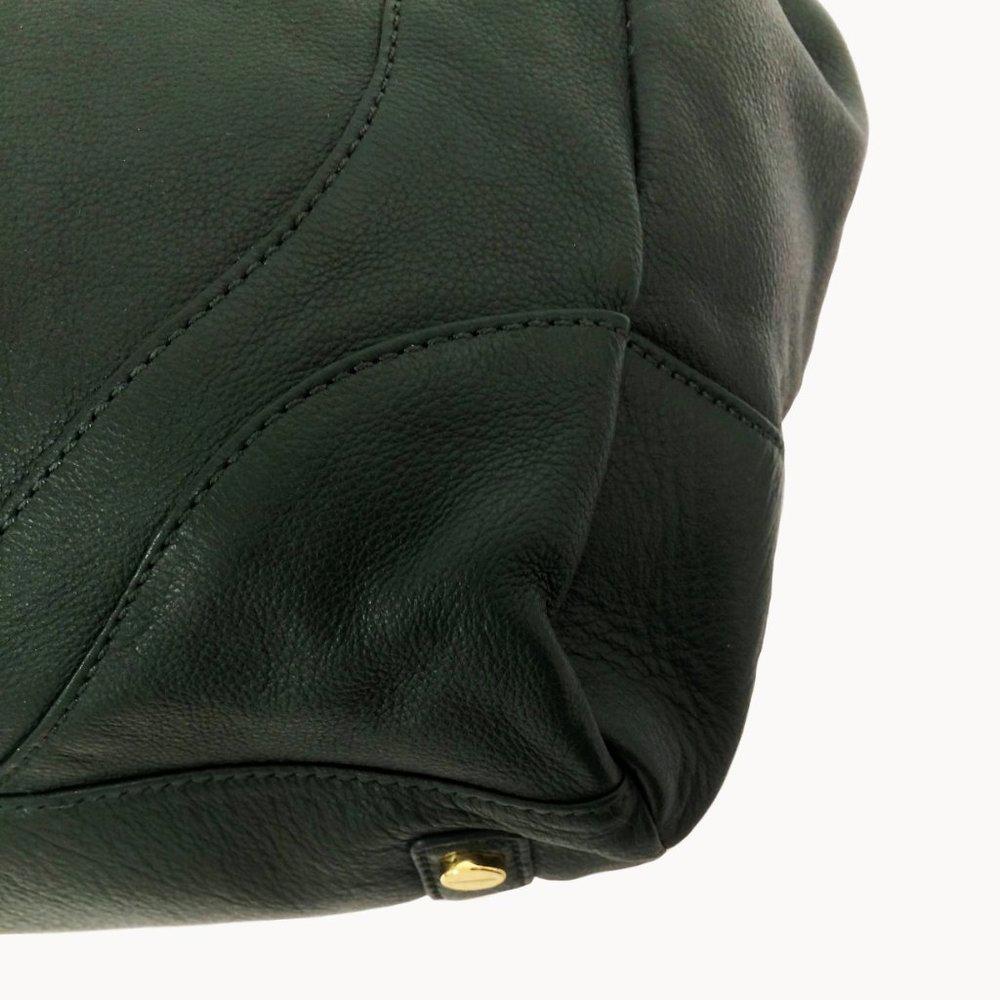 Rachel Zoe Deux Emerald Leather Tote