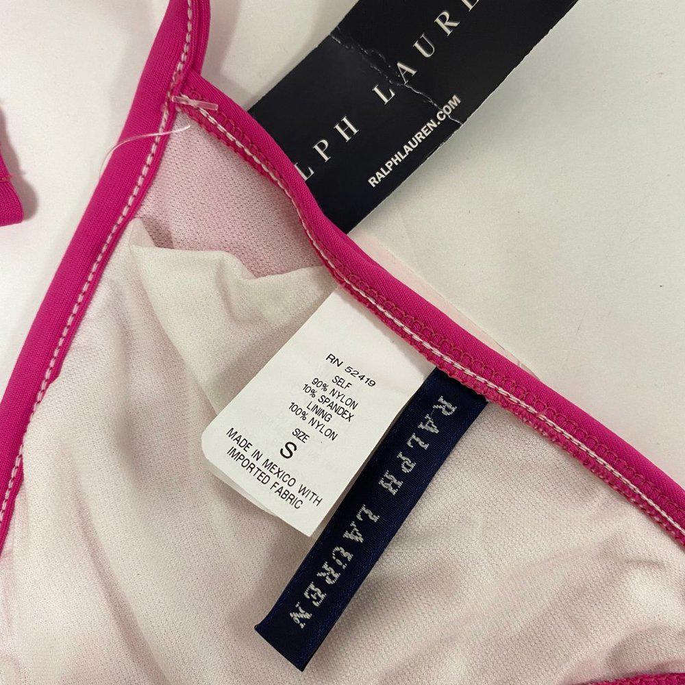 Ralph Lauren Fuscia Bikini Top