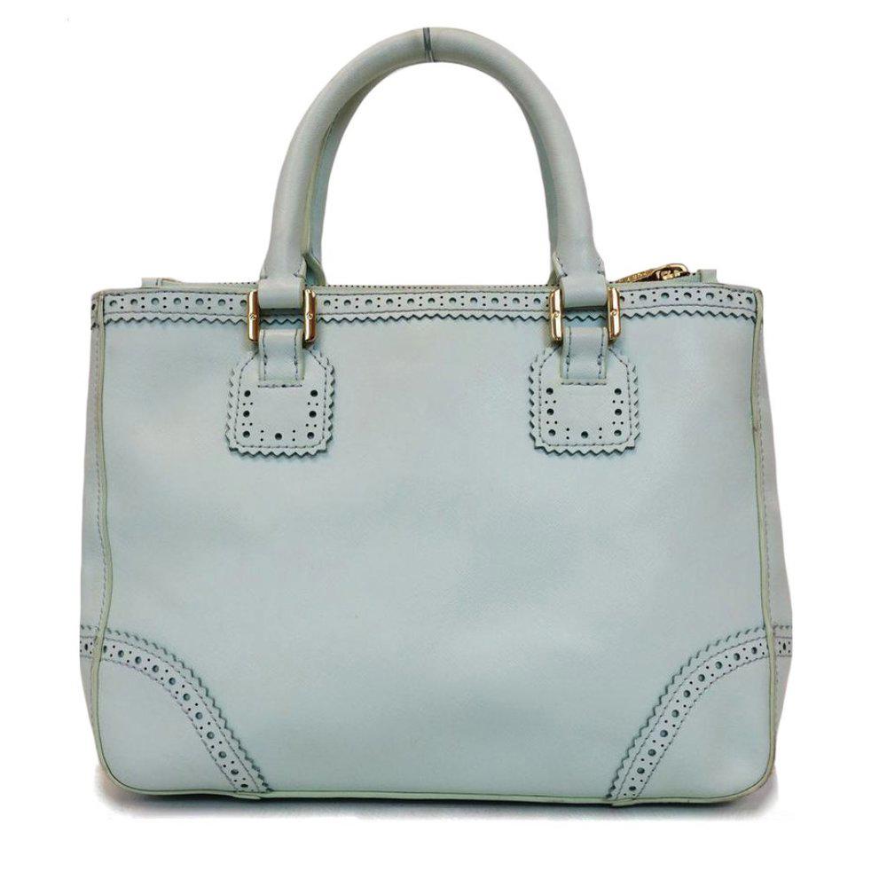 Tory Burch Robinson Spectator Mint Green Satchel