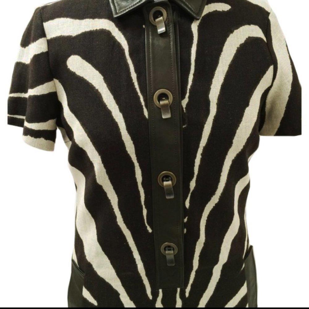 Michael Kors Zebra Print Casual Dress