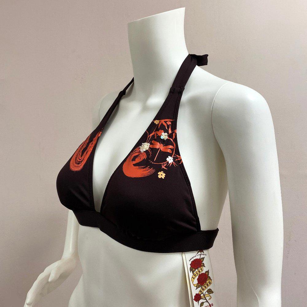 Lucky Brand Brown Bikini Top