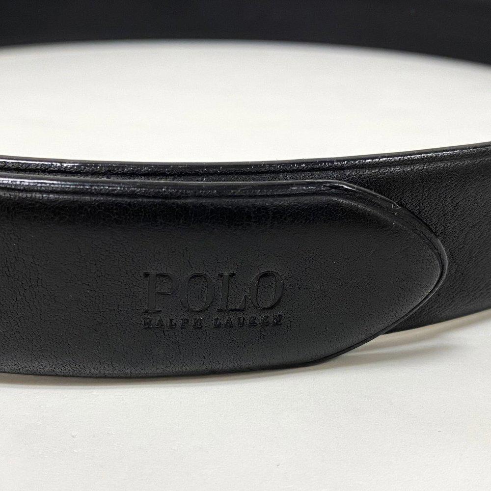 Polo by Ralph Lauren Black Leather Belt