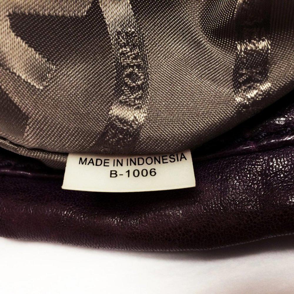 Michael by Michael Kors Plum Leather Bag