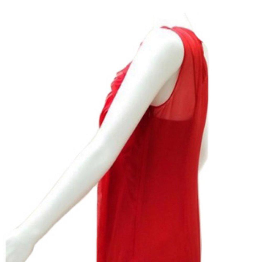 Akris Punto Red Shift Dress