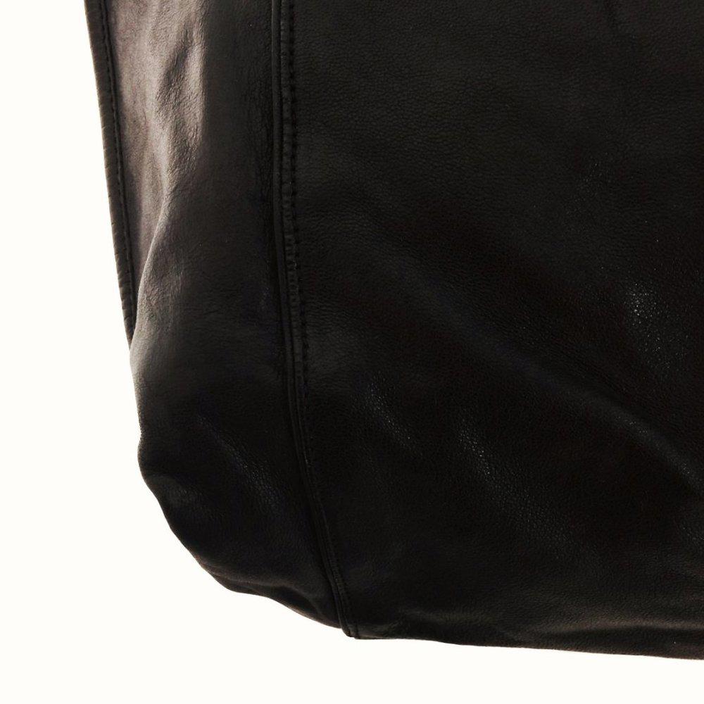 Chloe Amy Pleated Black Leather Tote