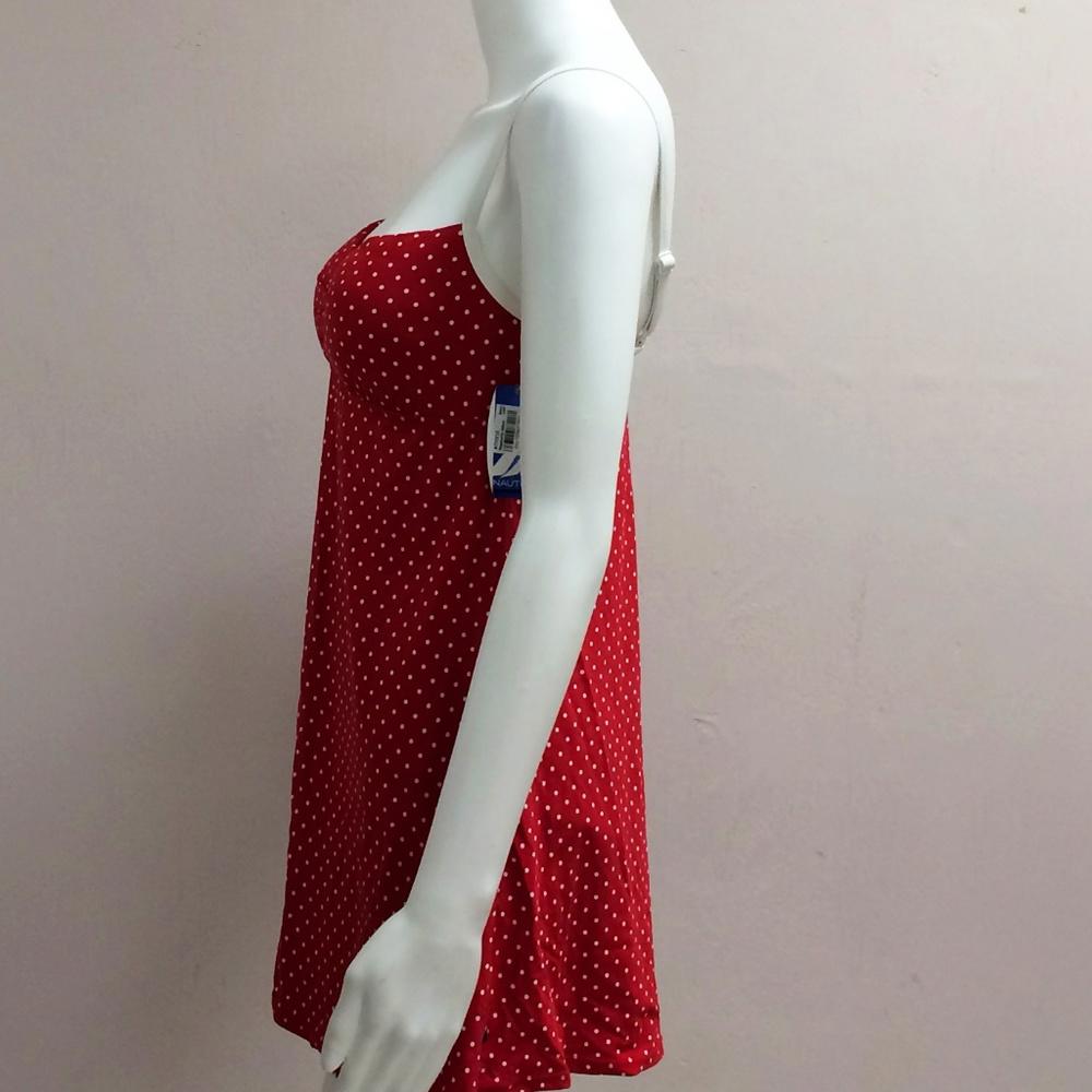 Nautica Red Dress Swimsuit