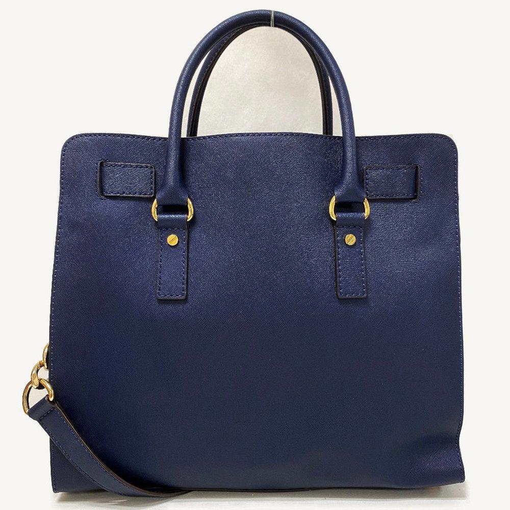 Michael by Michael Kors Hamilton Navy Blue Satchel