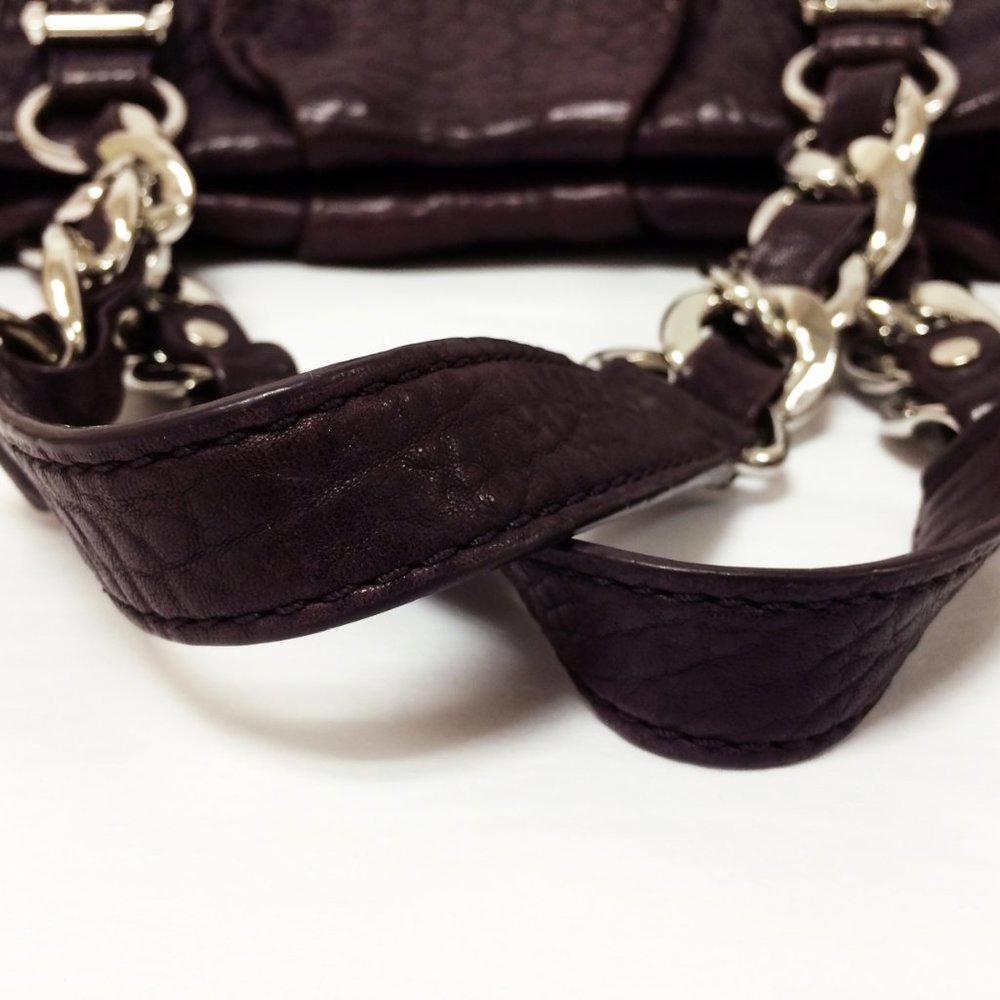 Michael by Michael Kors Plum Leather Bag