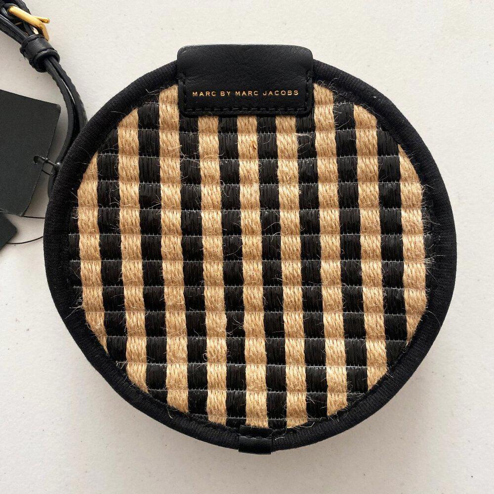 Marc by Marc Jacobs Round Striped Wristlet Bag
