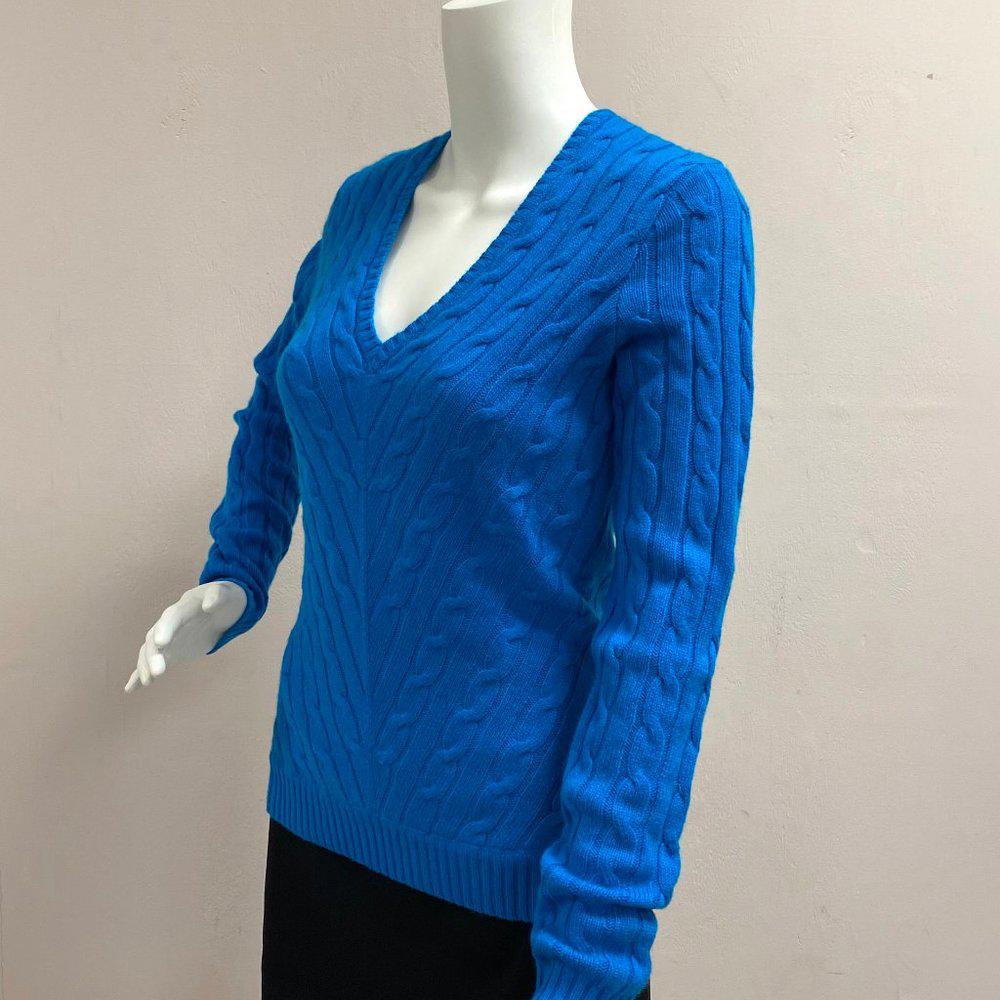 Ralph Lauren Blue Cashmere Sweater